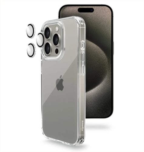 ArmorPro ارمور برو كفر حماية 2 في 1 + عدسات حماية...