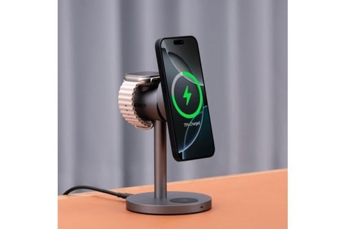 AUKEY شاحن لاسلكي مغناطيسي 3 في 1 من Aukey MagLink...