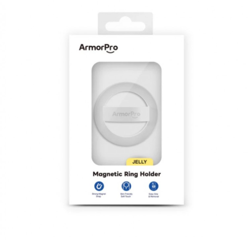 ArmorPro Magnetic Ring Holder Transparent White =...