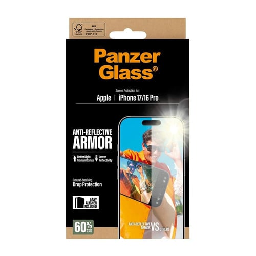 PanzerGlass واقي شاشة بانزر جلاس مضاد للانعكاس لها...