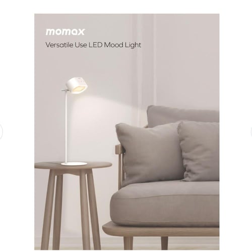 MOMAX موماكس - مصباح SnapLux Mood قابل للتنقل مع ر...
