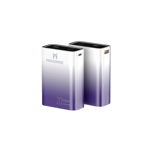 MOOGMAX شاحن متنقل بقوة 20الف 22.5W بنفسجي = 69737...