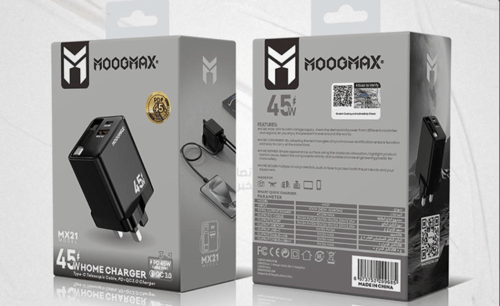 MOOGMAX فيش جداري - موج ماكس بقوة 45 واط مدمج بكيب...