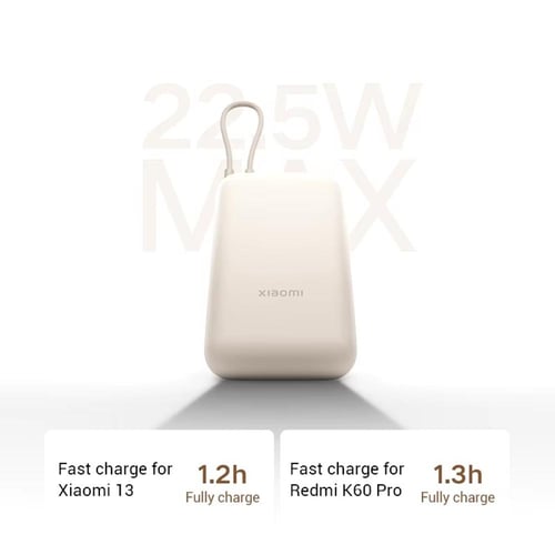 Xiaomi باور بانك شاومي 33 وات 20000 مللي أمبير - ت...