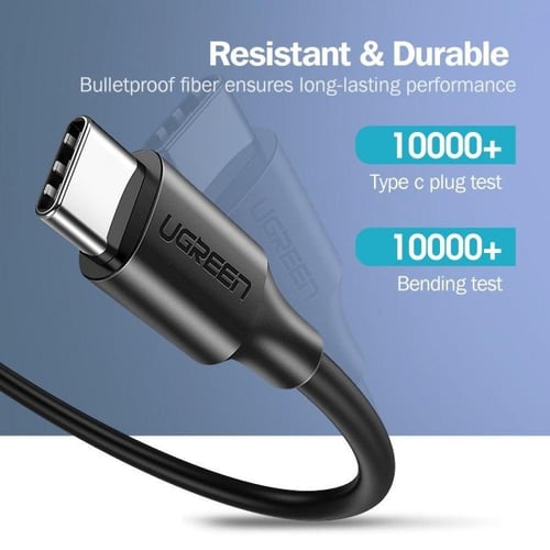 UGREEN سلك شاحن يوجرين من USB-C إلى USB-C بطول 3م...