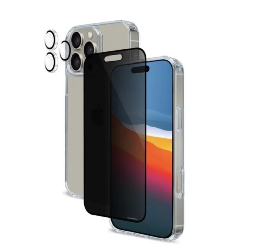 ارمور برو بكج 3في1 حماية شاشة مع حماية عدسة مع كفر...