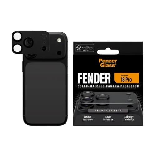 PanzerGlass بانزر جلاس حماية كاميرا FENDER للايفون 18برو أسود = 5715685043734