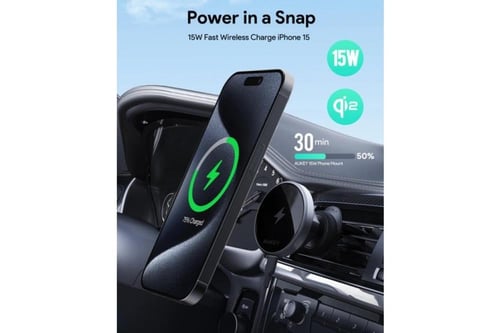 AUKEY أوكي حامل هواتف ذكية مغناطيسي بخاصة دوران بن...