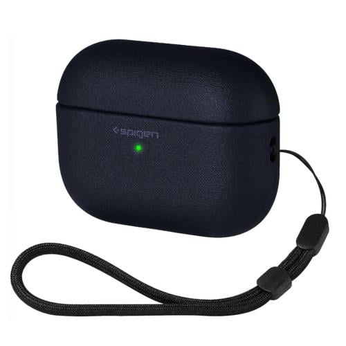 Spigen حافظة حماية كاملة من الجلد بملمس جلدي مع 2...