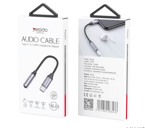 Yesido يسيدو كابل صوت Lightning إلى محول سماعة رأس...