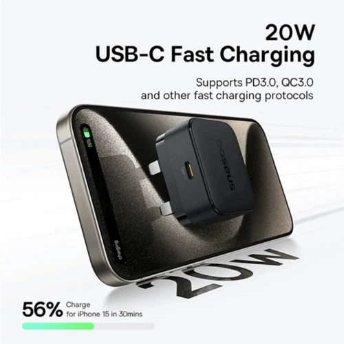 Baseus بيسوس - فيش جداري بمنفذ تايب سي بقوة 20 واط...