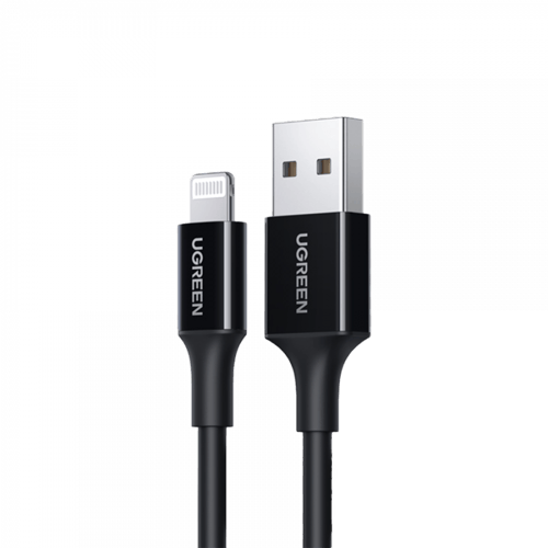 UGREEN كابل شحن يوجرين لايتننق تو تايب سي متر اسود...