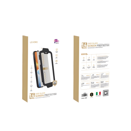 LEVOREليفوري حماية ايفون 13 برو تركيب سلس بمعدات ت...