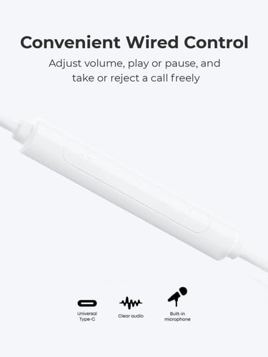 Aukey أوكي سماعات أذن سلكية EP-CC1 Trail Play/أبيض...