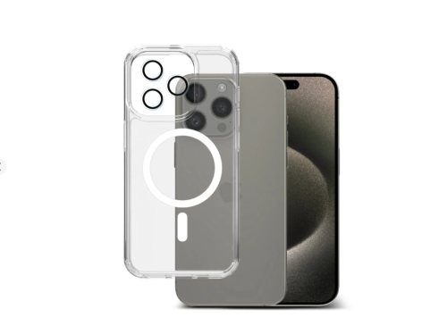 ArmorPro Clear Case with MagSafe White for iPhone...