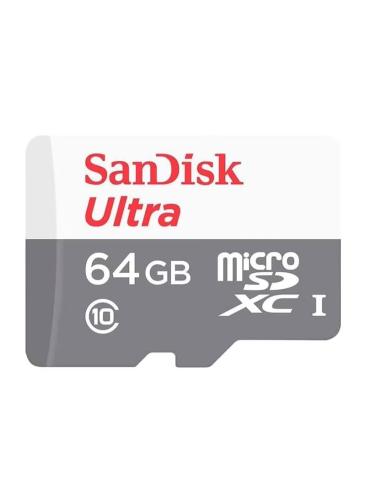 SANDISK سانديسك بطاقة ذاكرة سانديسك مايكرو اس دي حجم 64 جيجا = 619659185077