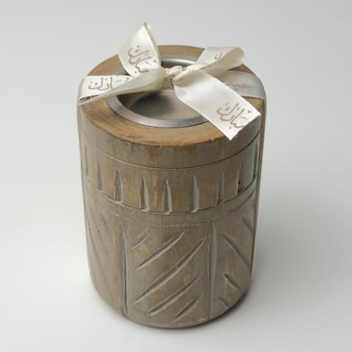 مبخرة خشب بحفر