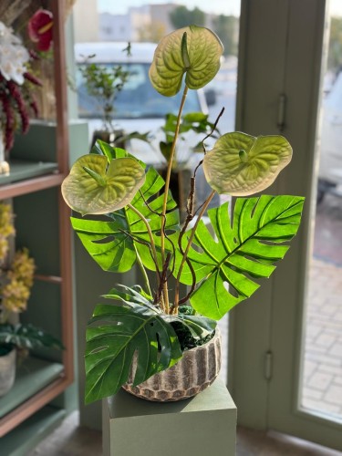 فازة جلنار ورد صناعي (8)