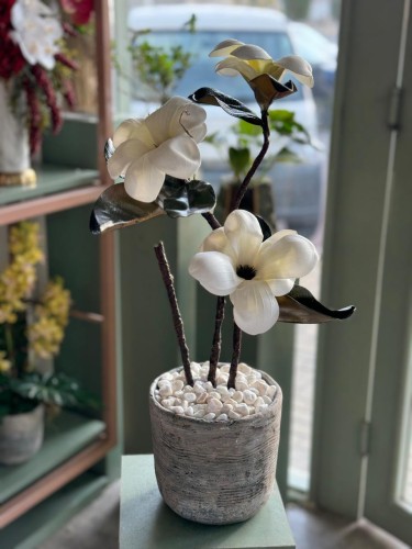 فازة جلنار ورد صناعي (9)