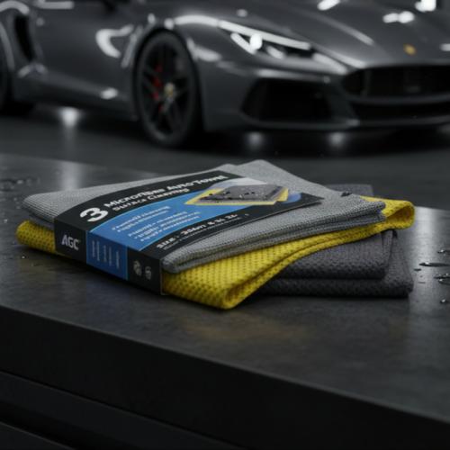 Microfiber cleaning towel 3 pieces