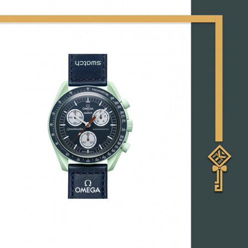 ساعة تعاون أوميغا سواتش - Omega x Swatch Biocerami...