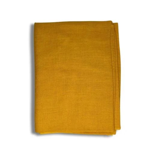 Pure Bashmina plain (yellow mustard) - medium