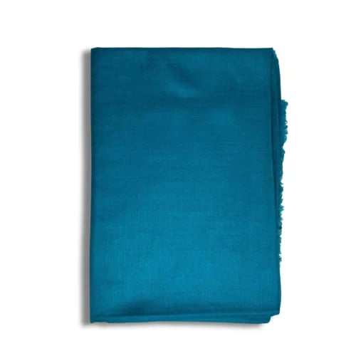 Pure Bashmina plain (blue) - Medium