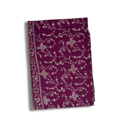 Bashmina pure hand embroidery full - Large size