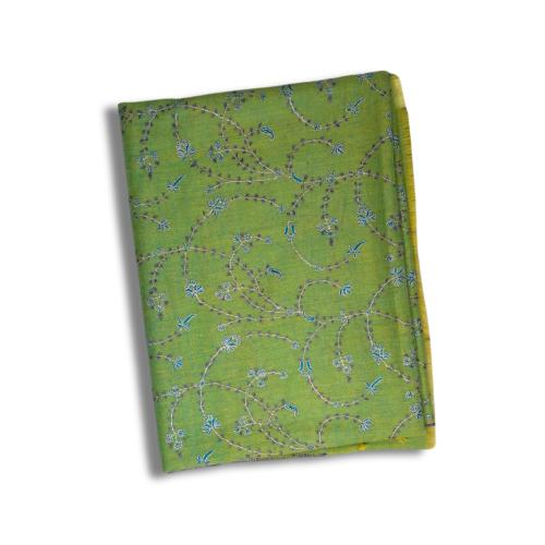 Bashmina pure hand embroidery full - Large size