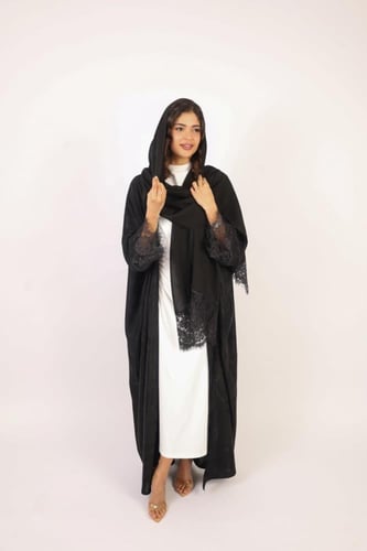 عباية كريب | اسود