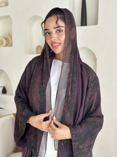 عباية شيفون | بنفسجي