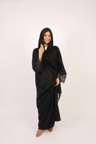 عباية كريب | اسود