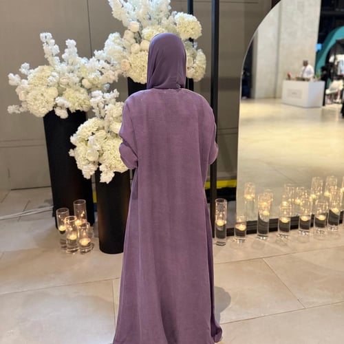 عباية لينن مغسول | موف