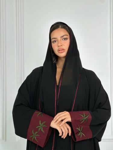 عباية كريب مطرزه | عودي