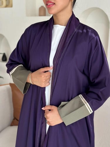عباية قطن | بنفسجي
