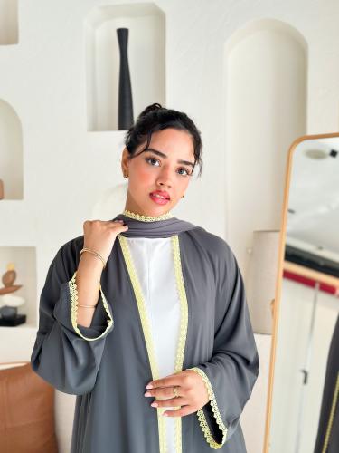 عباية كريب | رمادي