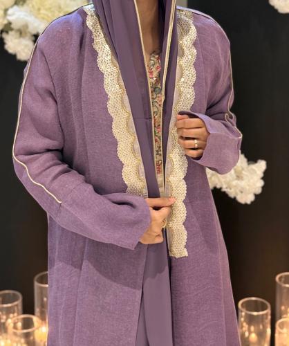 عباية لينن مغسول | موف