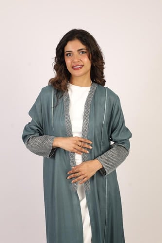 عباية لينن | تركواز