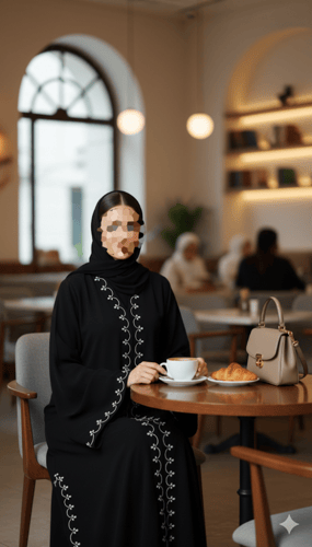 عباية ورد