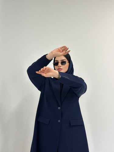 بليزر كحلي ساده