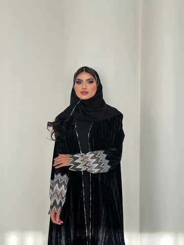 مخمل مكسر - كم بتطريز لورِكس