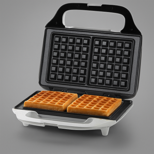 دي ال سي , جهاز صنع الوافل 4 قطع - ابيض -J-04-01