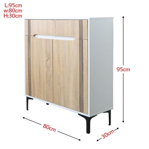 خزانة الأحذية بابين خشب ماليزي 4 أدوار و2 درج تخزي...