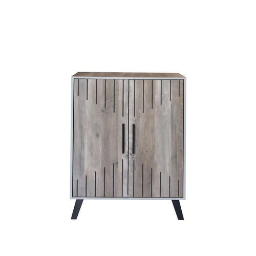 خزانة أحذية مودرن 4 أدوار – خشب ماليزي باللونين ال...