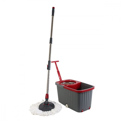ممسحة دائرية للارضيات مع دلو مقسم -H-04-02