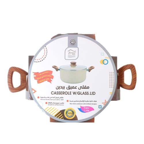 قدر عميق بغطاء زجاجي A-06-3