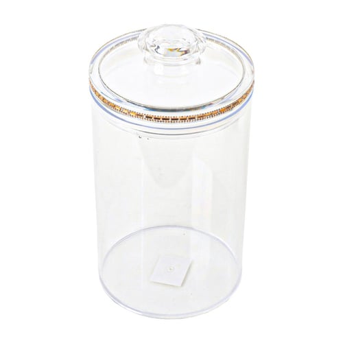 برطمان اكريلك شفاف مع غطاء لحفظ الطعام