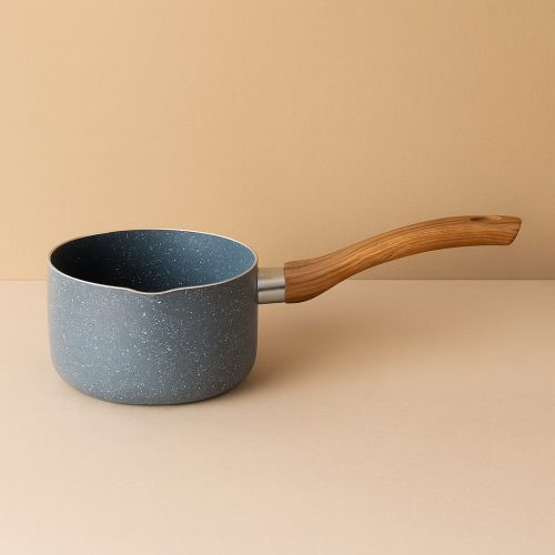 كسرولة جرانيت رصاصي 16 سم