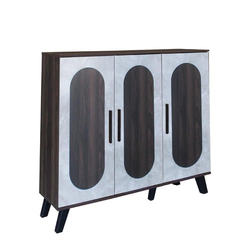 خزانة أحذية خشب ماليزي 5 أدوار 3 أبواب – بني غامق...