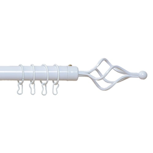 عمود ستائر ابيض